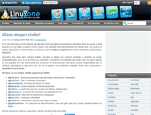 Tablet Screenshot of linuxzone.es
